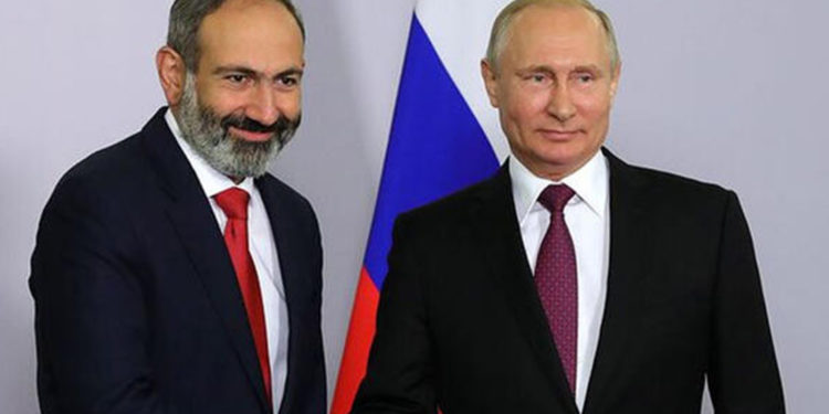 Putin ve Paşinyan, KGAÖ kapsamında işbirliğini konuştu
