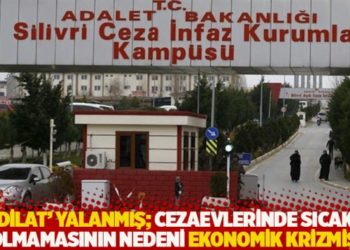 'Tadilat' yalanmış; cezaevlerinde sıcak su olmamasının nedeni ekonomik krizmiş