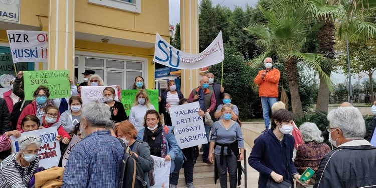 Türkiye’nin en pahalı suyunu kullanan Güllük halkı Akfen’e isyan etti