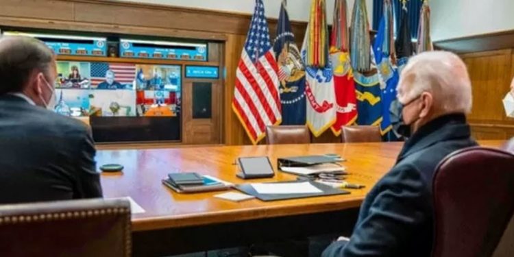 Ukrayna-Rusya krizi: Biden, Avrupalı liderlerle 'tam bir görüş birliği' içinde olduklarını söyledi