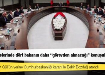 İddia: AKP kulislerinde dört bakanın daha “görevden alınacağı” konuşuluyor