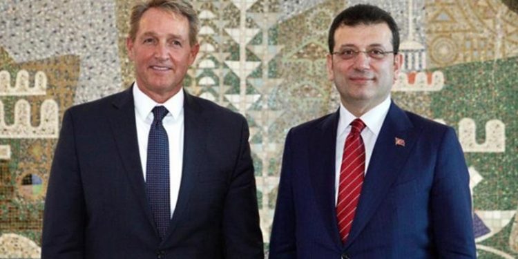 İmamoğlu, ABD Büyükelçisi ile görüştü