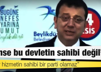İmamoğlu: Kimse bu devletin sahibi değil; hiçbir hizmetin sahibi bir parti olamaz