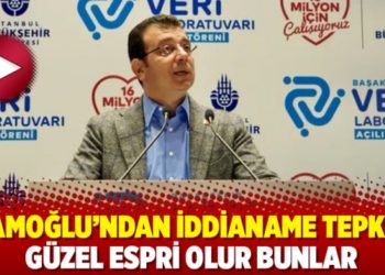 İmamoğlu'ndan iddianame tepkisi: G&uuml;zel espri olur bunlar