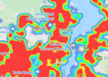 İstanbul’da Omicron etkisi: Harita kıpkırmızı oldu
