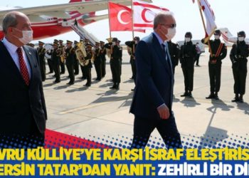 &lsquo;Yavru K&uuml;lliye&rsquo;ye karşı israf eleştirisine Ersin Tatar'dan yanıt: Zehirli bir dil