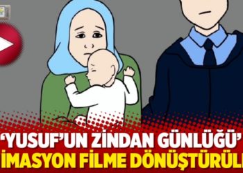 &lsquo;Yusuf&rsquo;un Zindan G&uuml;nl&uuml;ğ&uuml;&rsquo; animasyon filme d&ouml;n&uuml;şt&uuml;r&uuml;ld&uuml;