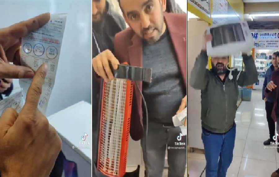 Şanlıurfa’da esnaf AKP iktidarına elektrik sobası fırlattı