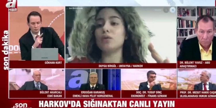 A Haber Ukrayna'da mahsur kaldığını söyleyen öğrenciyi yayından aldı