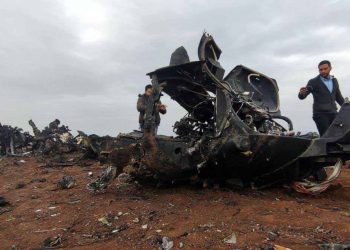 ABD’li askerler, arızalanan helikopterlerini imha etti