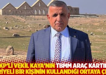 AKP'li vekilin TBMM ara&ccedil; kartını İstanbul'da Suriyeli bir kişinin kullandığı ortaya &ccedil;ıktı