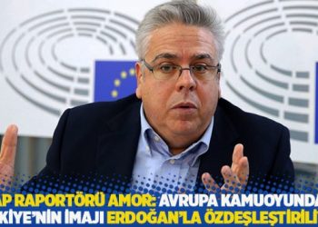 AP Raportörü Amor: Avrupa kamuoyunda Türkiye'nin imajı Erdoğan'la özdeşleştiriliyor