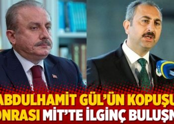 Abdulhamit G&uuml;l&rsquo;&uuml;n kopuşu sonrası MİT&rsquo;te ilgin&ccedil; buluşma