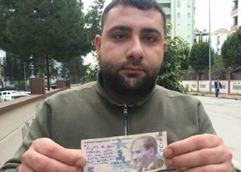 Adanalı esnaf her yerde 5 liranın sahibini arıyor!