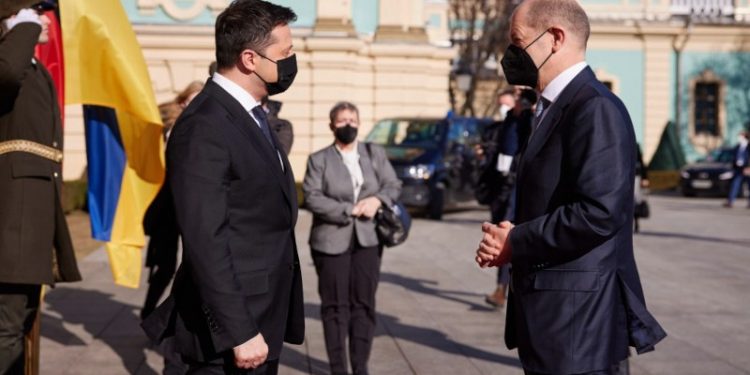 Almanya Başbakanı Scholz 'kriz' nedeniyle Kiev’de