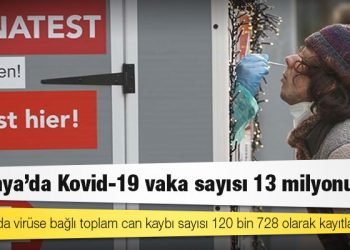 Almanya'da Kovid-19 nedeniyle ölenlerin sayısı 120 bin 728'e yükseldi