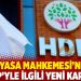 Anayasa Mahkemesi’nden HDP’yle ilgili yeni karar
