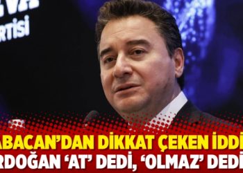 Babacan'dan dikkat &ccedil;eken iddia: Erdoğan 'at' dedi, 'olmaz' dedim