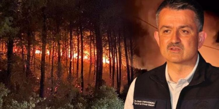 Bakan Pakdemirli: Son 10 yılda yangınların yüzde 6’sı sabotaj nedeniyle çıktı