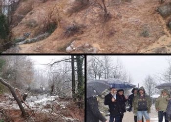 Bartın'da heyelan: Dere taştı, yol ve iskele su altında kaldı, evlere enerji verilemiyor