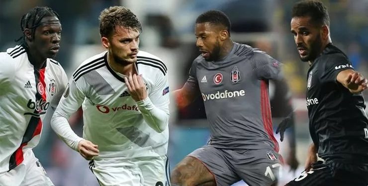 Beşiktaş'ta kadro dışı kalan 4 oyuncunun yarım sezonluk maliyeti 3.2 milyon Euro oldu