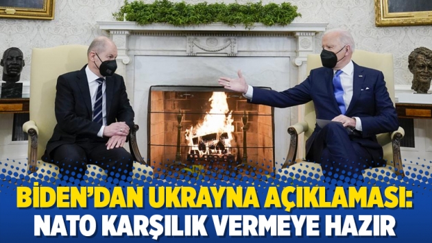 Biden’dan Ukrayna açıklaması: NATO karşılık vermeye hazır