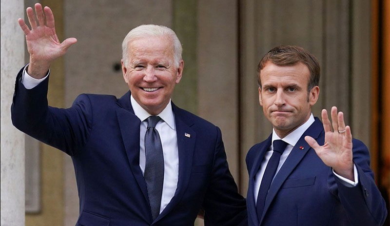 Biden ve Macron telefonda Rusya-Ukrayna krizini görüştü