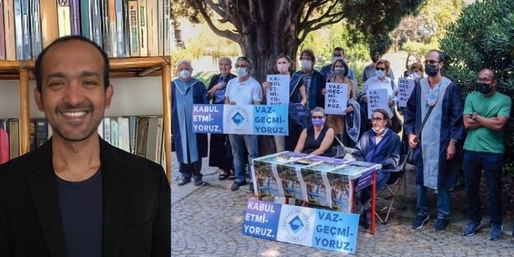 Boğaziçi, tüm bölümleriyle sözleşmesi gerekçesiz iptal edilen Dr. Ravichandran'ın yanında