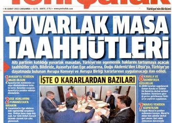 Bu da Yeni Şafak’ın ‘yazı işleri masası’: Ayasofya yeniden müze olsun, Ege adaları Yunanistan’a bırakılsın…