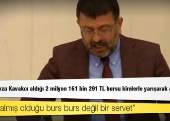 CHP'li Ağbaba, TBMM'de sordu: AKP'li Ravza Kavakcı aldığı 2 milyon 161 bin 291 TL bursu kimlerle yarışarak aldı?