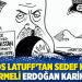 Carlos Latuff'tan Sedef Kabaş göndermeli Erdoğan karikatürü