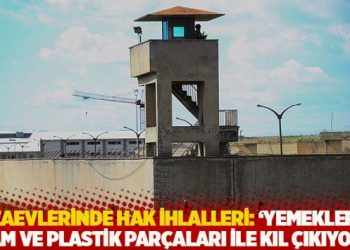 Cezaevlerinde hak ihlalleri: 'Yemeklerde cam ve plastik par&ccedil;aları ile kıl &ccedil;ıkıyor'