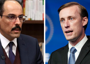 Cumhurbaşkanlığı Sözcüsü İbrahim Kalın, ABD Ulusal Güvenlik Danışmanı Sullivan ile görüştü