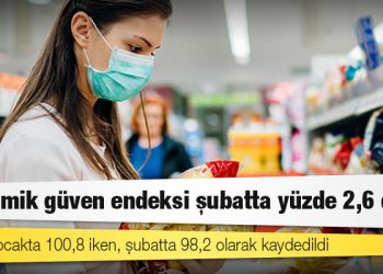 Ekonomik güven endeksi şubatta yüzde 2,6 düştü