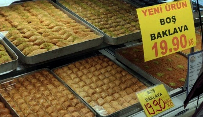 Ekonomiyi anlatan 'yeni' ürün: İçi boş baklava