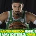 Enes Kanter Freedom Nobel Barış &Ouml;d&uuml;l&uuml;&rsquo;ne aday g&ouml;sterildi: 'Onur duydum'