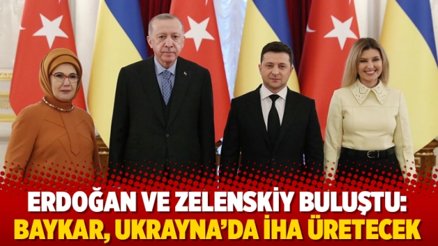 Erdoğan ve Zelenskiy buluştu: Baykar, Ukrayna’da İHA üretecek