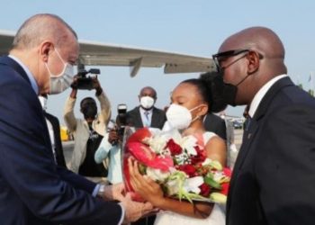 Erdoğan, Afrika turunun ilk durağı olan Kongo Demokratik Cumhuriyeti'nde