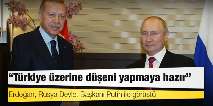 Erdoğan Putin'le görüştü: Türkiye gerginliğin azaltılması ve barışın korunması için üzerine düşeni yapmaya hazır
