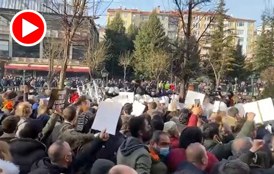 Eskişehir’deki elektrik faturası eylemine sert müdahale