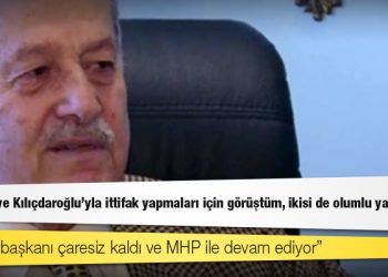 Eski Adalet Bakanı Müftüoğlu: Erdoğan ve Kılıçdaroğlu'yla ittifak yapmaları için görüştüm, ikisi de olumlu yaklaştı