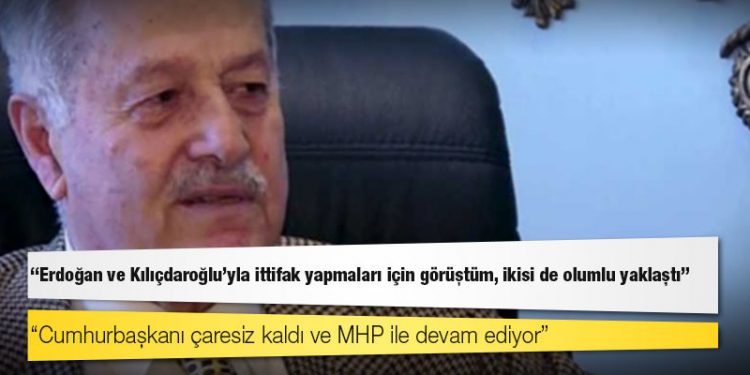 Eski Adalet Bakanı Müftüoğlu: Erdoğan ve Kılıçdaroğlu'yla ittifak yapmaları için görüştüm, ikisi de olumlu yaklaştı