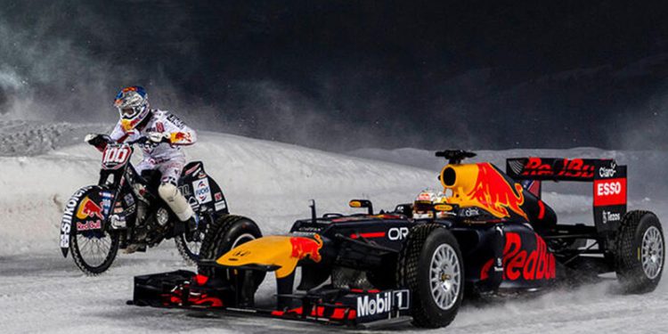 Formula 1'in son şampiyonu Verstappen, bu kez buz pistine çıktı