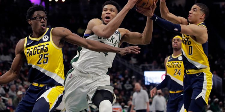 Giannis Antetokounmpo yalnızca 4 şut kaçırdı, 50 sayı attı!