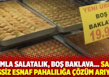 Gramla salatalık, boş baklava&hellip;Saray sessiz esnaf pahalılığa &ccedil;&ouml;z&uuml;m arıyor
