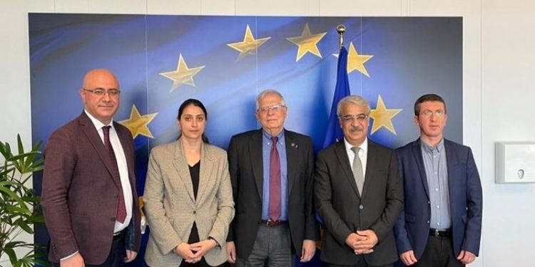 HDP heyeti, AB Dış İlişkiler Temsilcisi Borrell ile görüştü