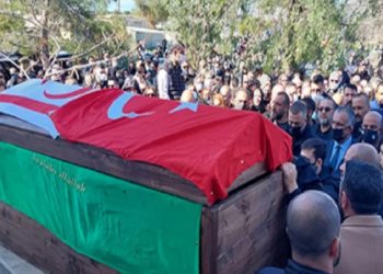 Halil Falyalı’ya KKTC ve Türk bayraklı cenaze töreni