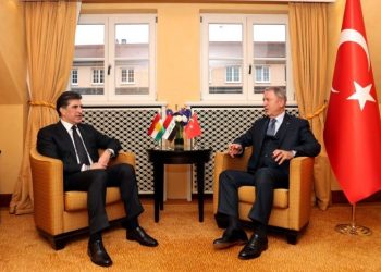 Hulusi Akar ve Irak Kürdistan Bölgesi Başkanı Neçirvan Barzani Münih’te görüştü