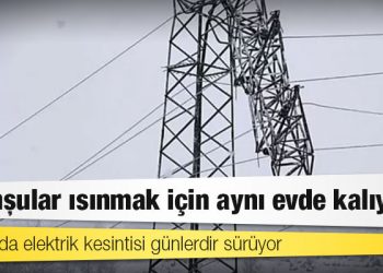Isparta'da elektrik kesintisi günlerdir sürüyor: "Komşular ısınmak için aynı evde kalıyor"