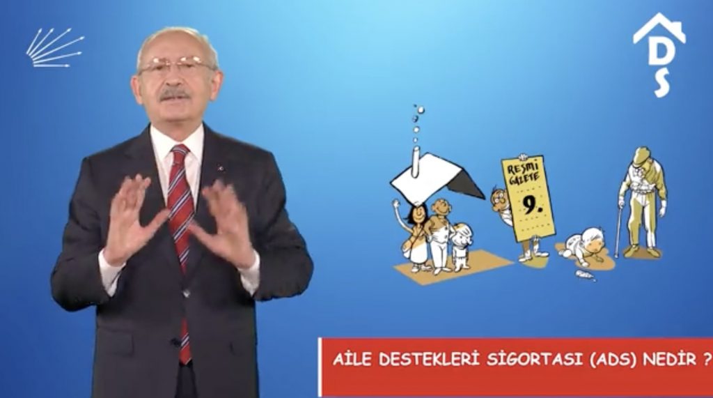 Kılıçdaroğlu, Aile Destek Sigortası vaadini videoyla tanıttı